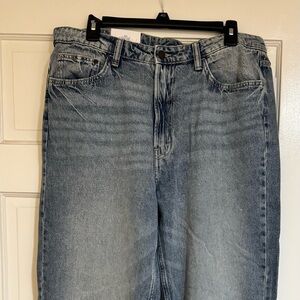 H & M Wide Leg Ultra High Waist Jeans